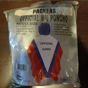 Green Bay Packets Official NFL Licensed Poncho